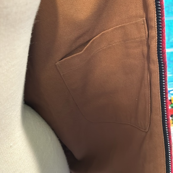 NWT WOOLRICH red black plaid jacket mens - Picture 5 of 10